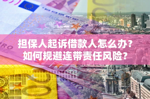 北京担保人起诉借款人怎么办？如何规避连带责任风险？
