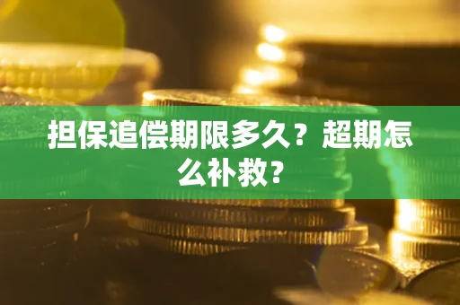 北京担保追偿期限多久？超期怎么补救？